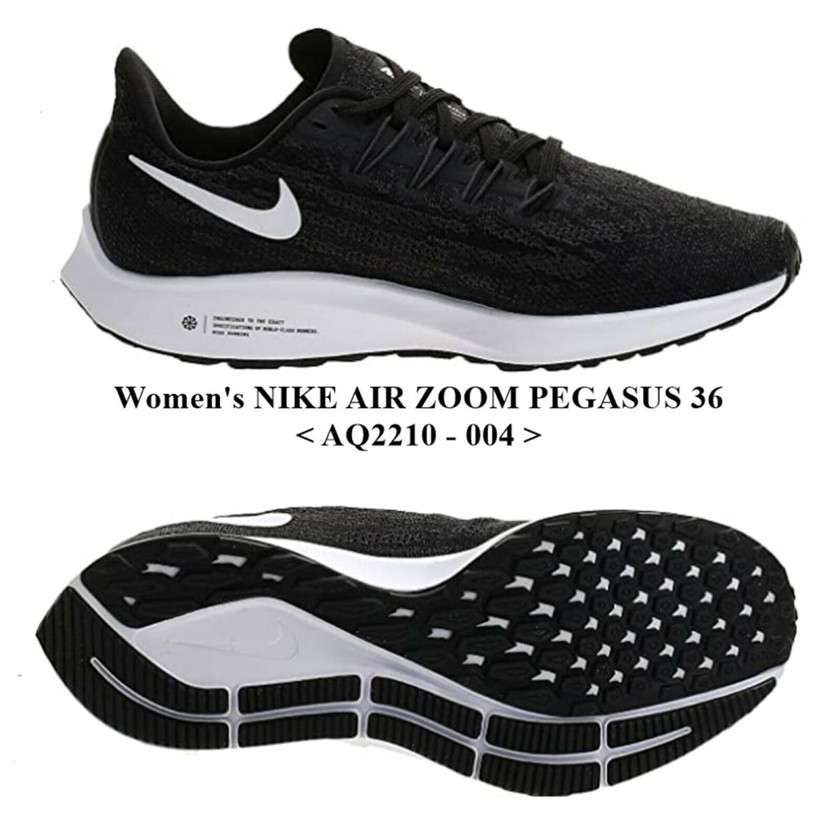Nike shoes Air Zoom Pegasus - BLACK / WHITE-THUNDER GREY 0