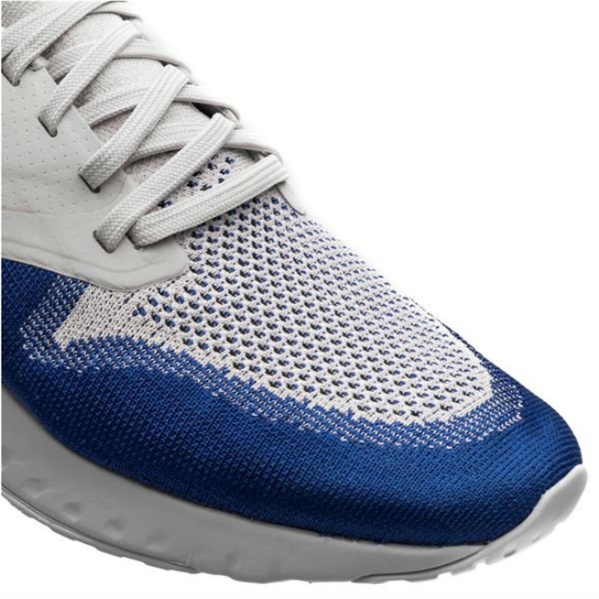Nike shoes Odyssey React Flyknit - VAST GREY / GAME ROYAL , VAST GREY / GAME ROYAL Manufacturer 4