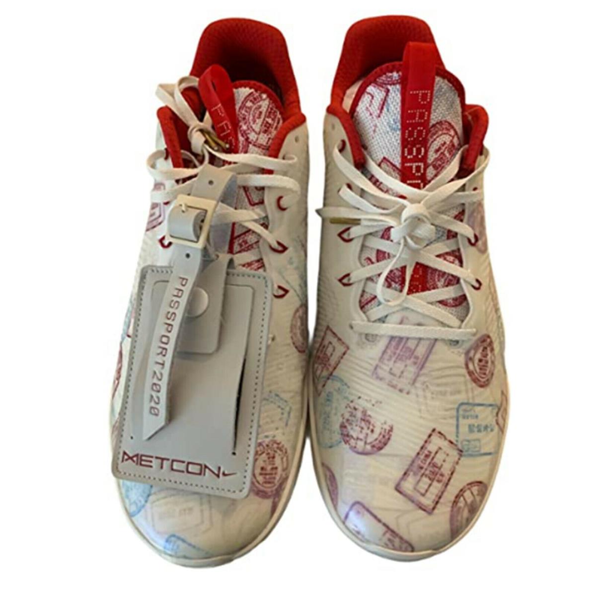 Nike shoes Metcon AMP - SAIL/METALLIC GOLD-GYM RED 4