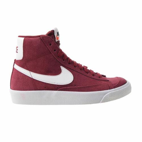 Nike Blazer Mid `77 Suede GS Big Kids` Shoes Team Red-white DC8248-600