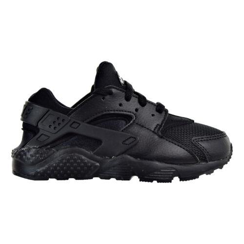 Nike Huarache Run PS Little Kid`s Shoes Black-black 704949-016