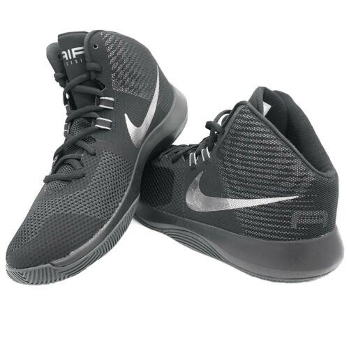 Nike Air Precision Basketball Shoes Black Grey 898452 001 Lace Up Mens Sizes