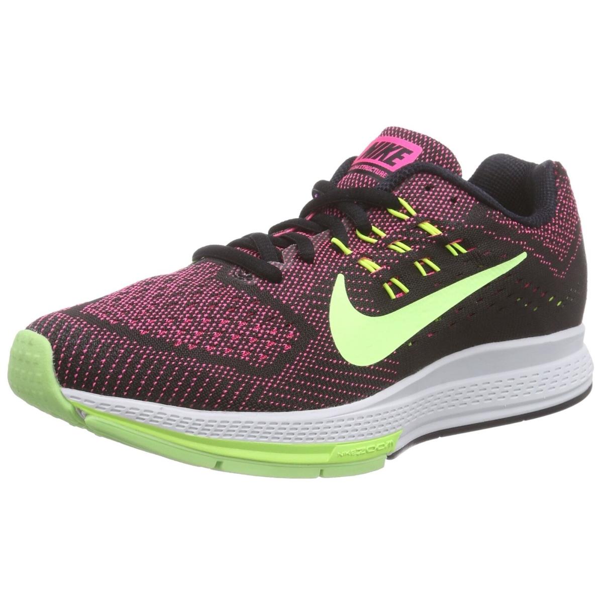 Nike Air Zoom Structure 18 Womans Running Shoes Multi-color 683737-603 Sz 10 12 - Multi-Color