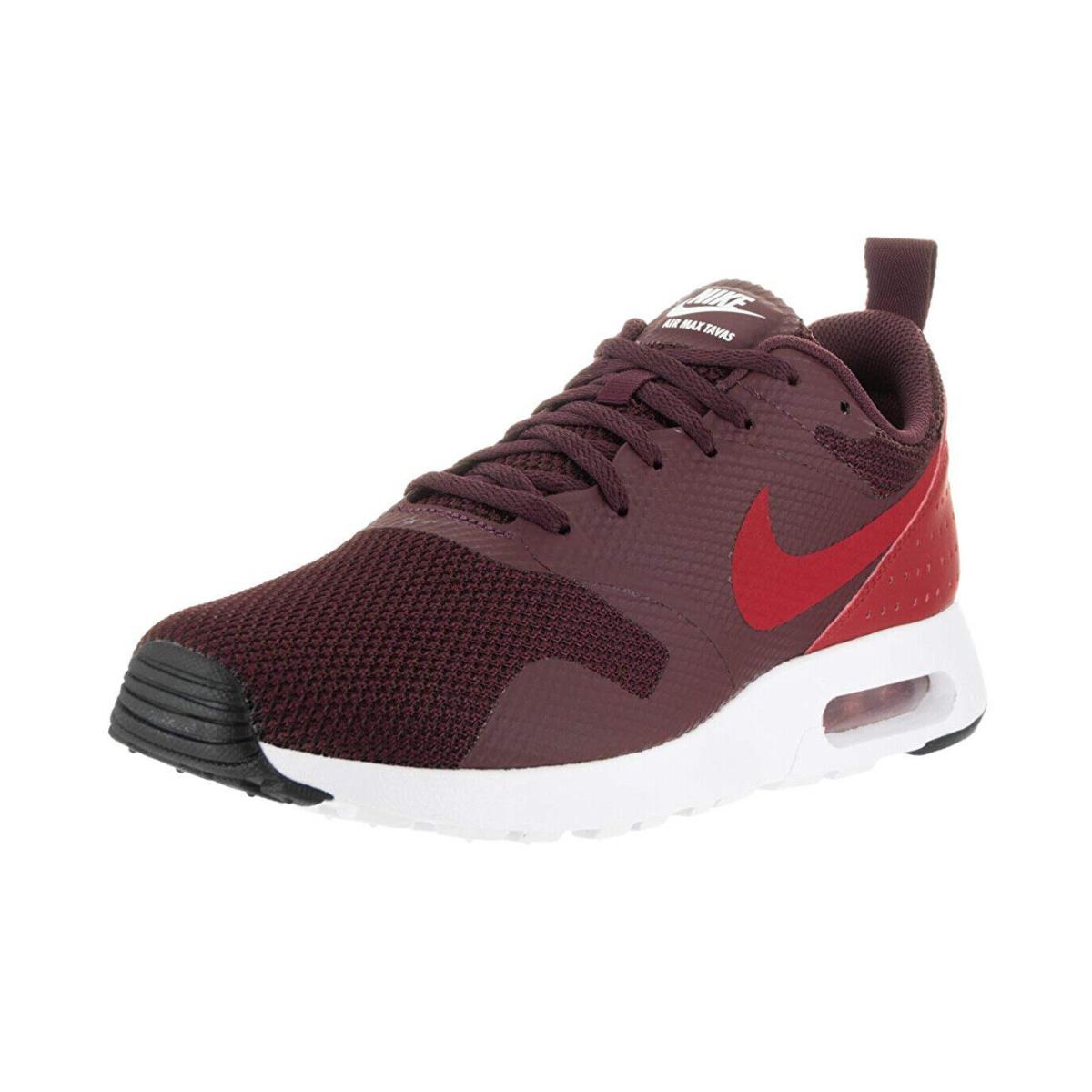 Nike Men`s Air Max Tavas Running Shoes 705149-604 - Red/white - Red , Night Maroon Manufacturer