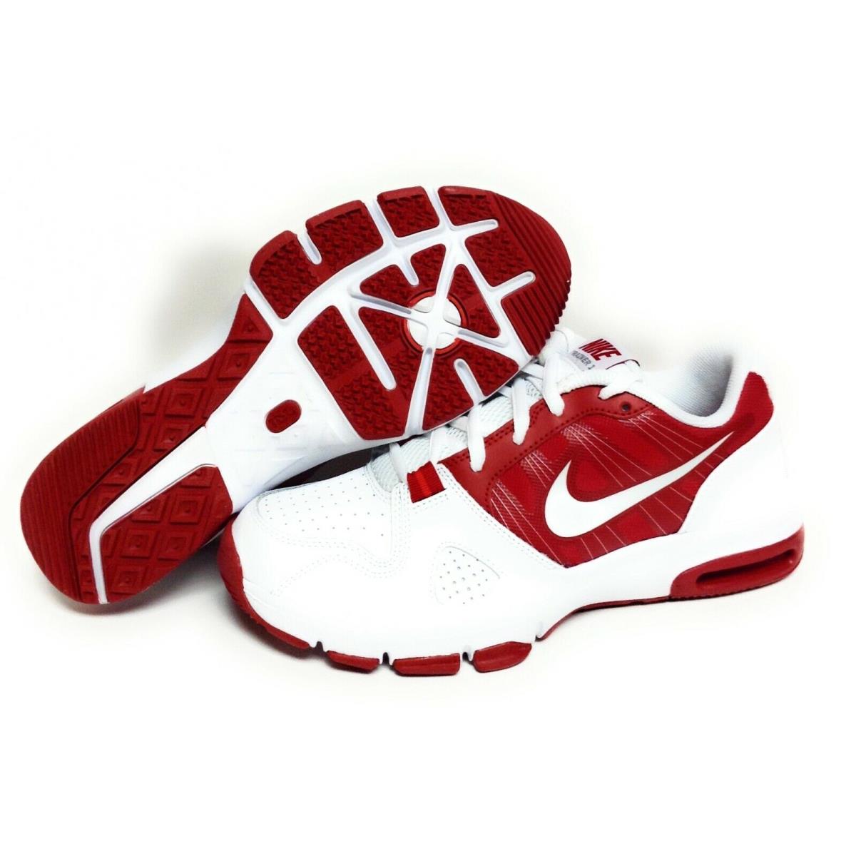 Mens Nike Trainer 1.2 Low 431848 161 White Red 2011 Deadstock Sneakers Shoes - White , White Manufacturer