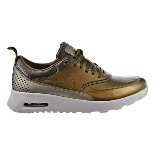 Nike Air Max Thea Premium Womens Shoes Metallic Field-metallic Field 616723-902