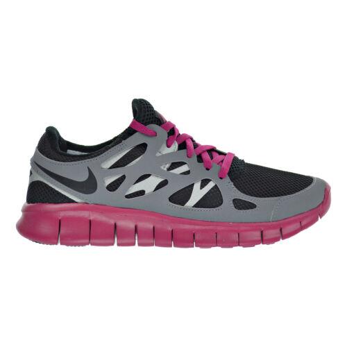 Nike Free Run+ 2 Ext Women`s Shoes Black-cool Grey-sport Fuchsia 536746-001 - Black/Cool Grey/Sport Fuchsia