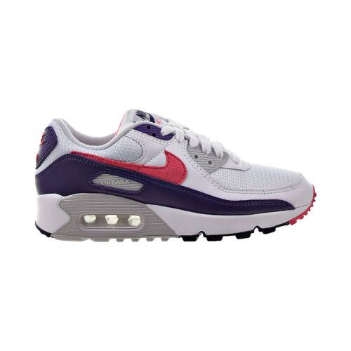 Nike Air Max Iii 90 Women`s Shoes White-flare-zen Grey-eggplant CW1360-100