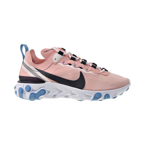 Nike React Element 55 Women`s Shoes Coral Stardust-oil Grey BQ2728-602 - Coral Stardust-Oil Grey