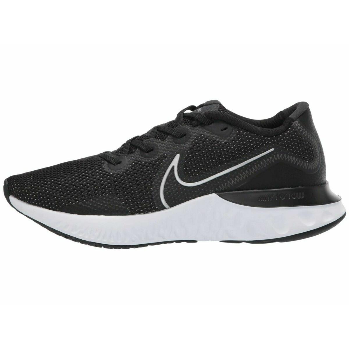 Nike shoes Renew Run - Black/Metallic Silver/White 0