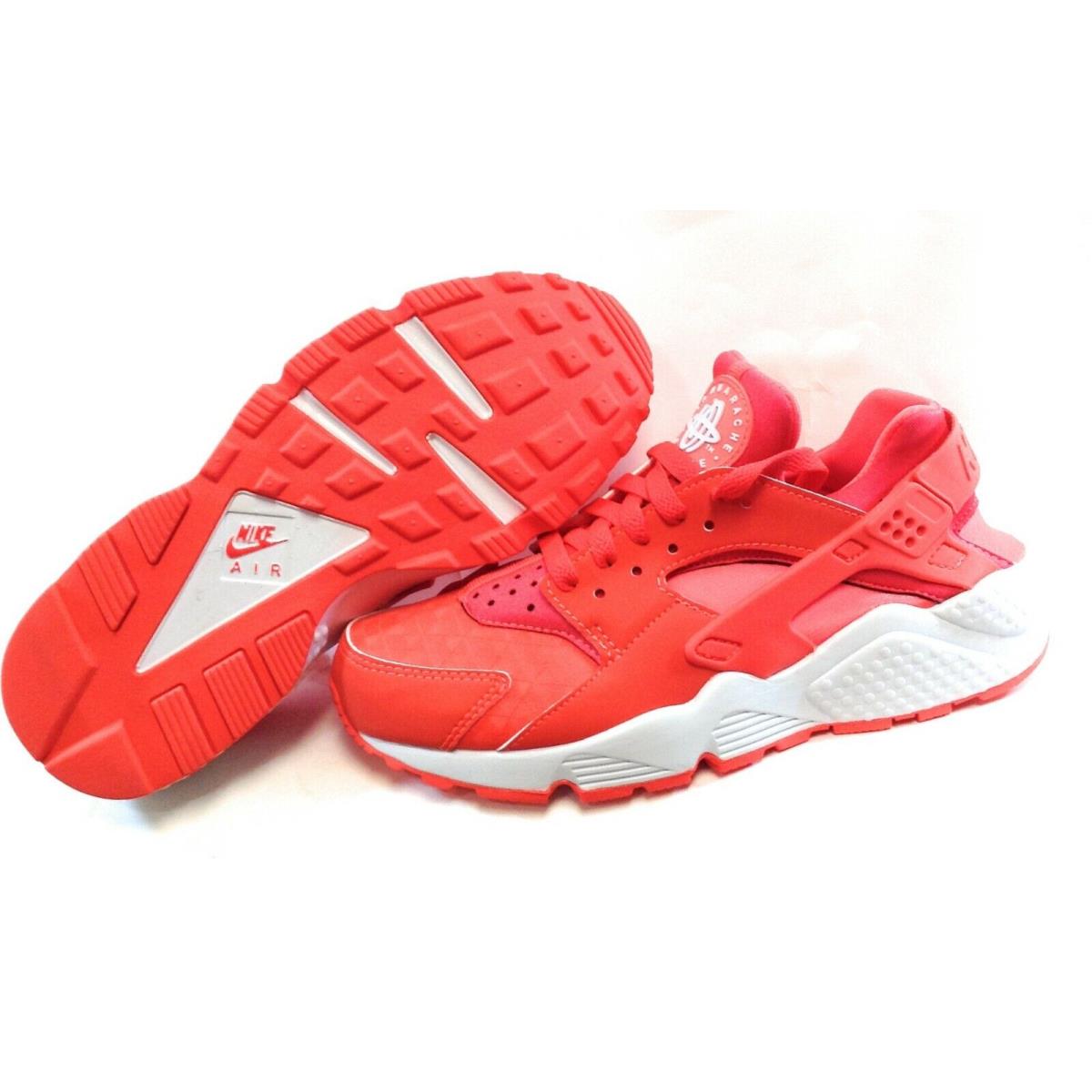 Nike Women`s Air Huarache Run Txt Light Bone/pink Sz 12 818597-001 