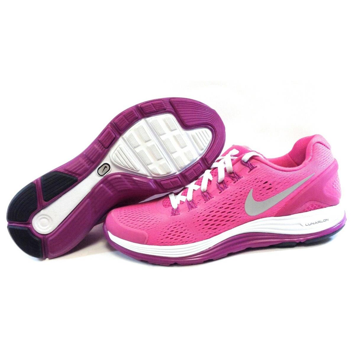 Girls Kids Youth Nike Lunarglide 4 525371 600 Desert Pink 2012 DS Sneakers Shoes