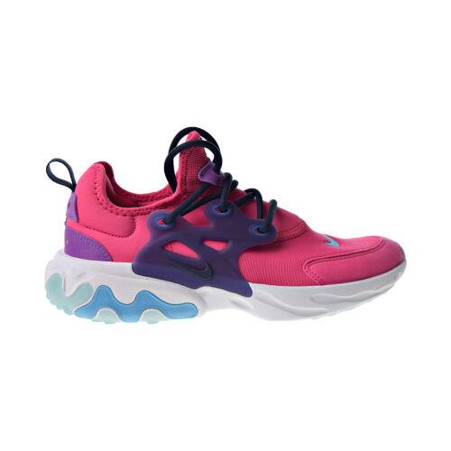 Nike React Presto Big Kids` Shoes Watermelon-blue Fury-purple Nebula BQ4002-600 - Watermelon-Blue Fury-Purple Nebula