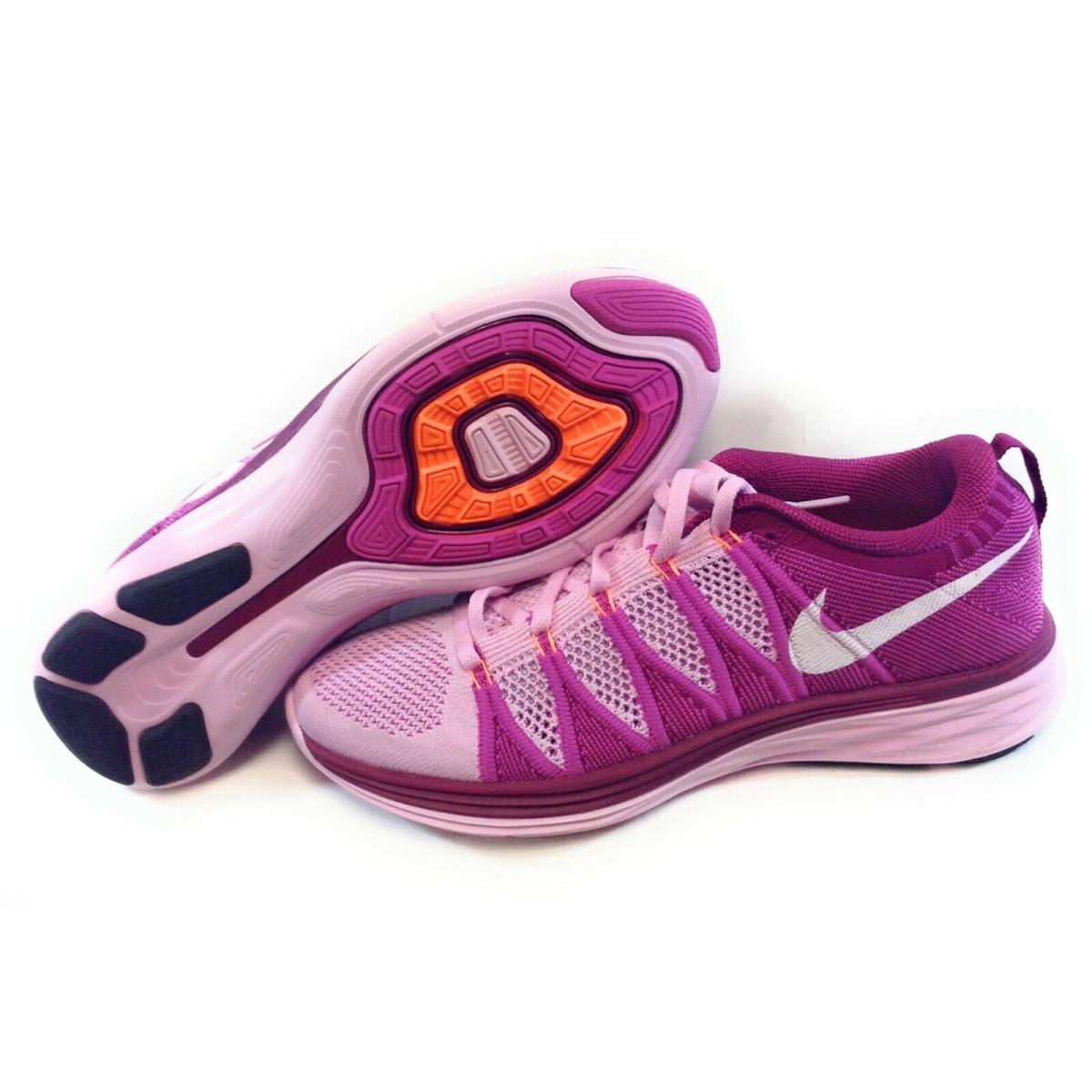 Womens Nike Flyknit Lunar2 620658 615 Pink Purple 2013 Deadstock Sneakers Shoes - Pink