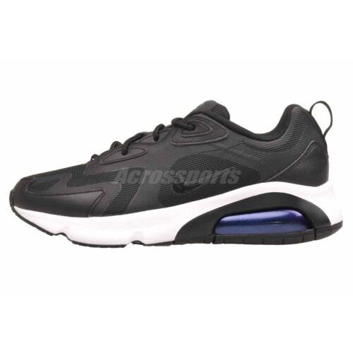 Nike W Air Max 200 Premium Comfort Casual Womens Shoes Black White CJ0629-001