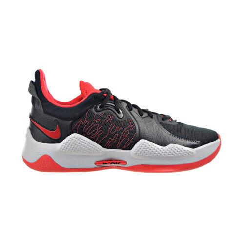 Nike PG 5 Men`s Basketball Shoes Black-university Red-white CW3143-002