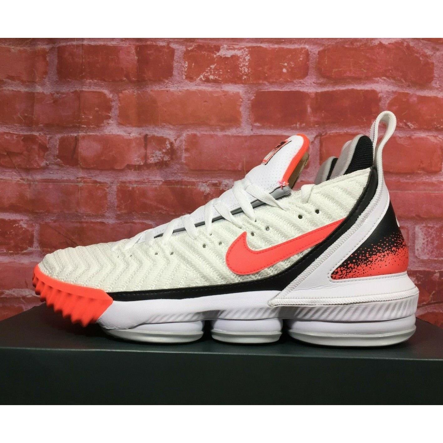 men nike lebron 16 hot lava