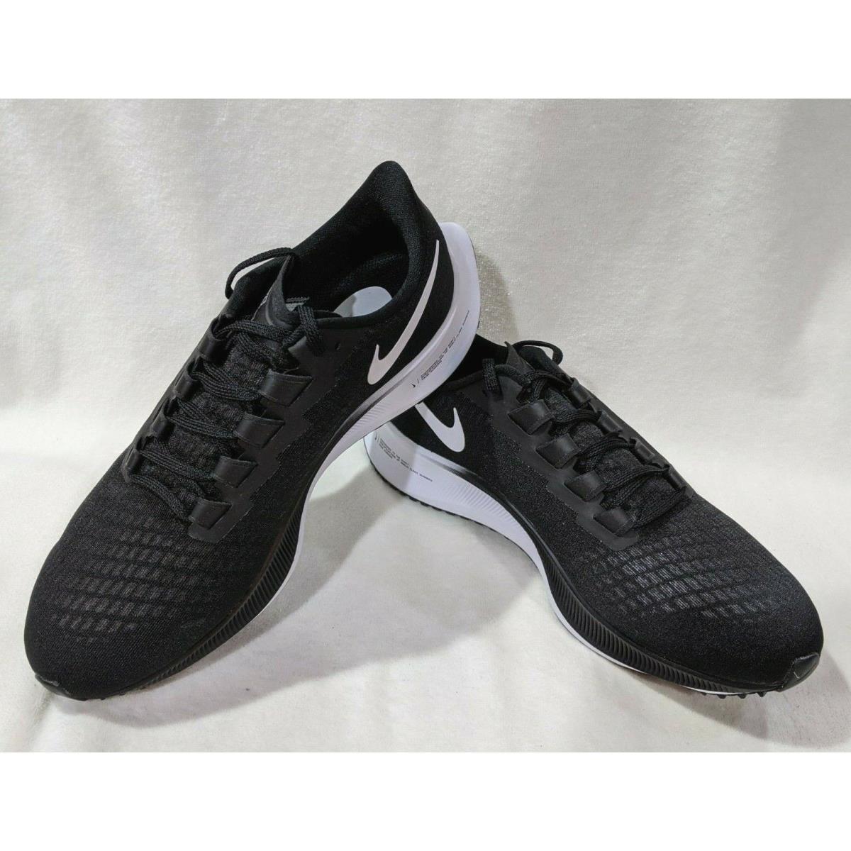 Nike Air Zoom Pegasus 37 Black/wht Men`s Running Shoes-asst Size BQ9646-002