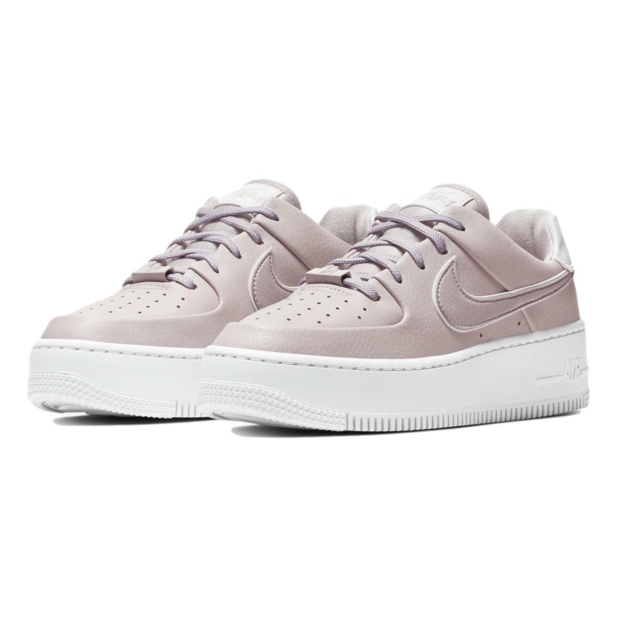 Nike Air Force 1 Sage Low Women`s Shoes Sneakers Platinum Violet/white CJ1642 - Platinum Violet/White