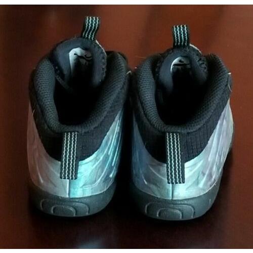 Nike Little Posite One Prm TD Athletic Shoes Green Black AO8038-009 ...