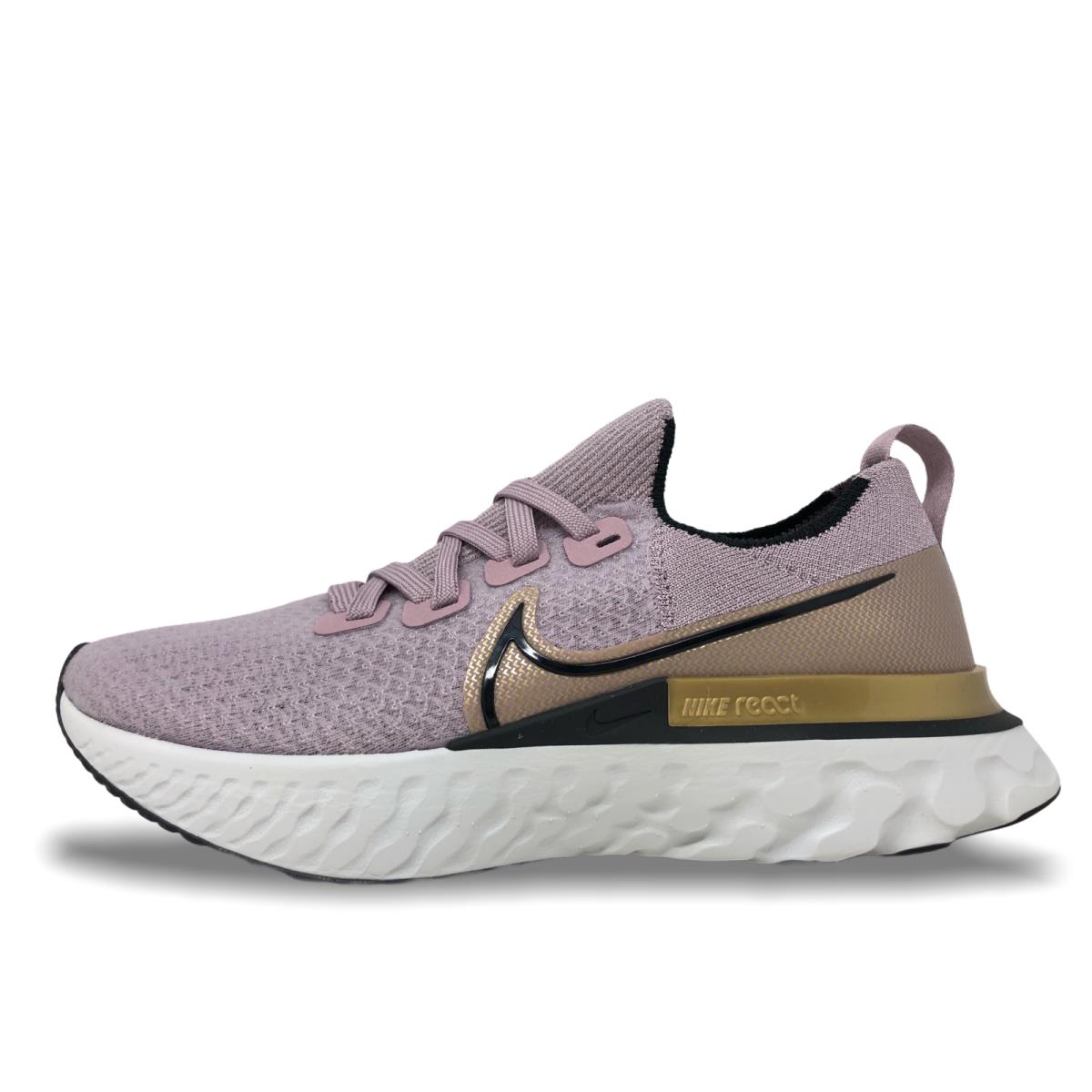 react infinity run flyknit running shoe plum fog