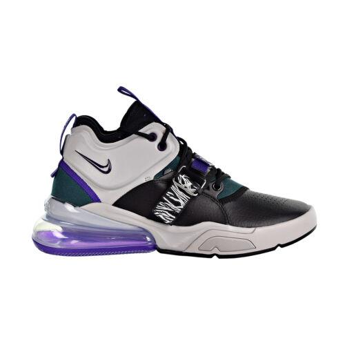 Nike Air Force 270 Big Kids` Shoes Light Zen Grey-court Purple AJ8208-002 - Light Zen Grey/Court Purple