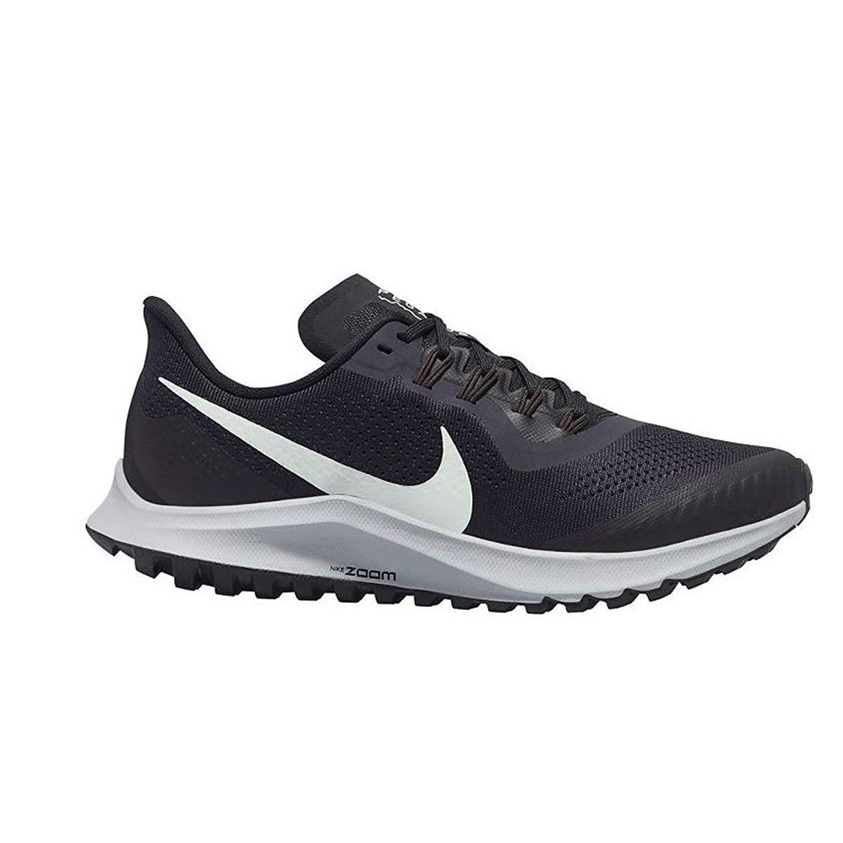 Nike Women`s Air Zoom Pegasus 36 Trail Running Shoes AR5676-002 - Oil Grey/Barely Grey/Black