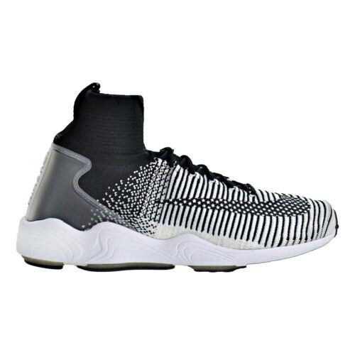 Nike Zoom Mercurial XI Flyknit FC Men`s Shoes Black-white 852616-002