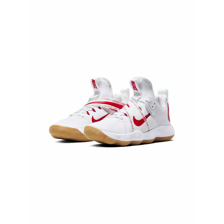 Nike Unisex Hyperset Volleyball Shoe White/Red