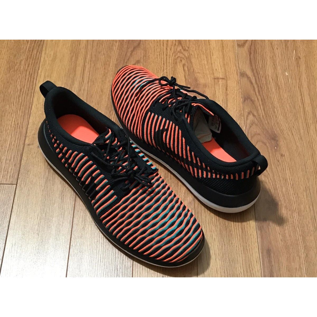 Nike shoes Roshe Two Flyknit - Black, Bright Crimson 1