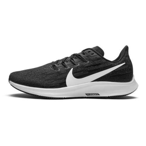 Men`s Nike Air Zoom Pegasus 36 Running Shoes AQ2203 002 Multi Sizes Blk/wht/gry