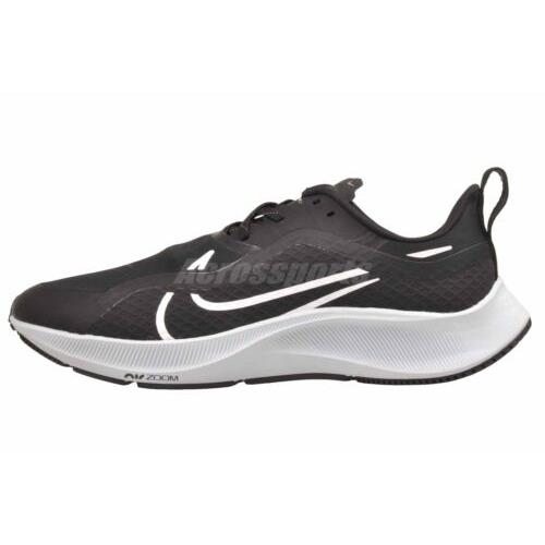Nike Wmns Air ZM Pegasus 37 Shield Running Womens Shoes Black White CQ8639-002