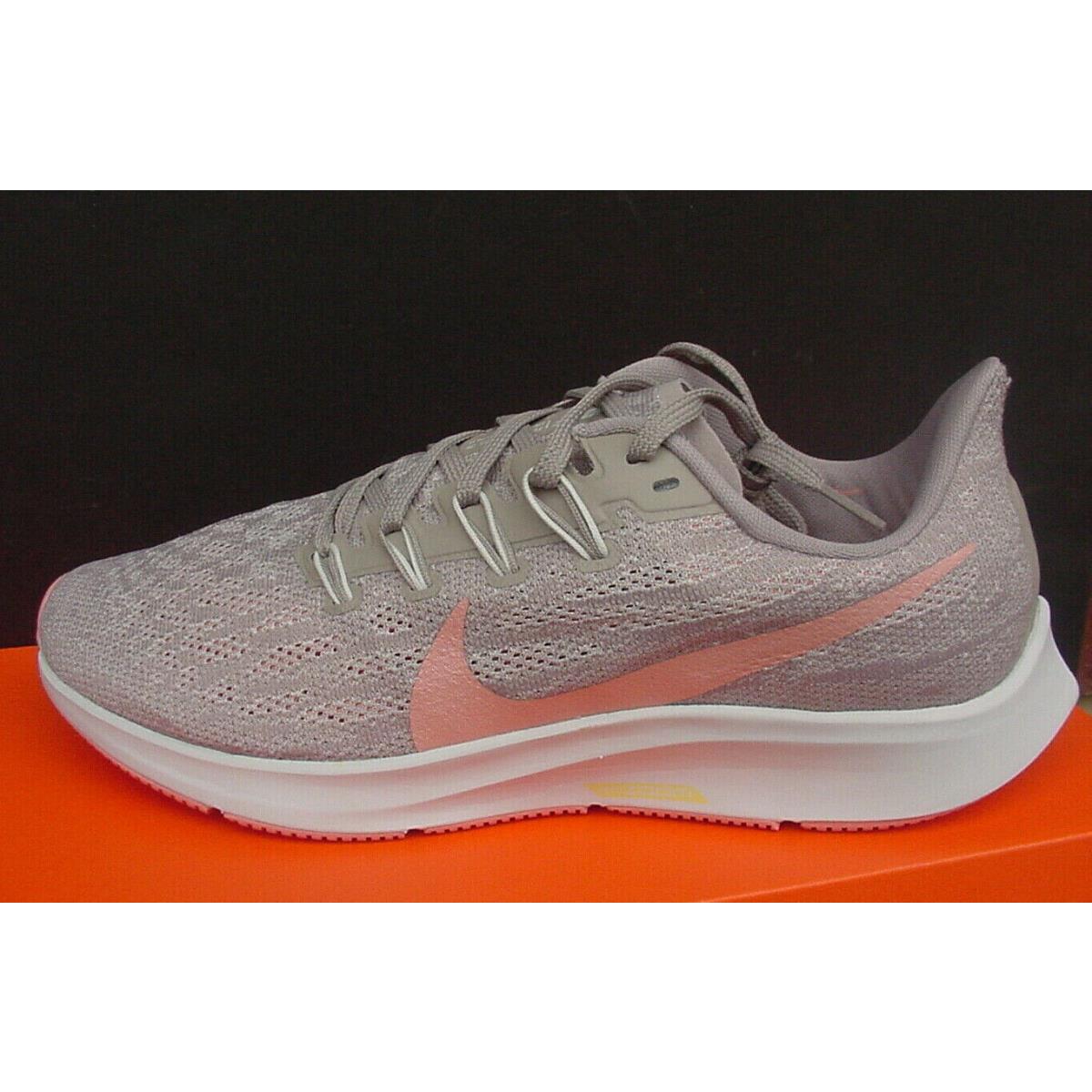 Nike Women`s Shoe Pumice Taupe Nude Air Zoom Pegasus 36 AQ2210-200 Sz 9.5
