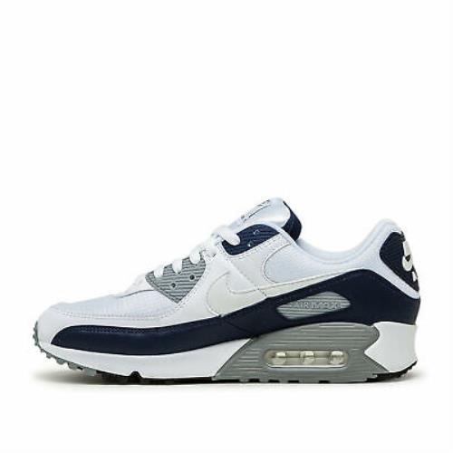 nike air max 90 white grey obsidian