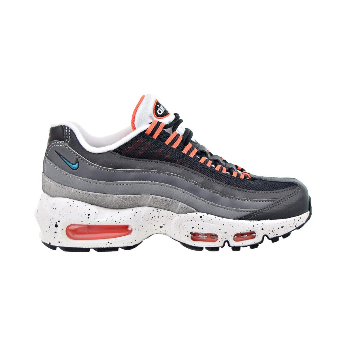 Nike Air Max 95 Recraft GS Big Kids` Shoes Black-turf Orange-white CJ3906-008