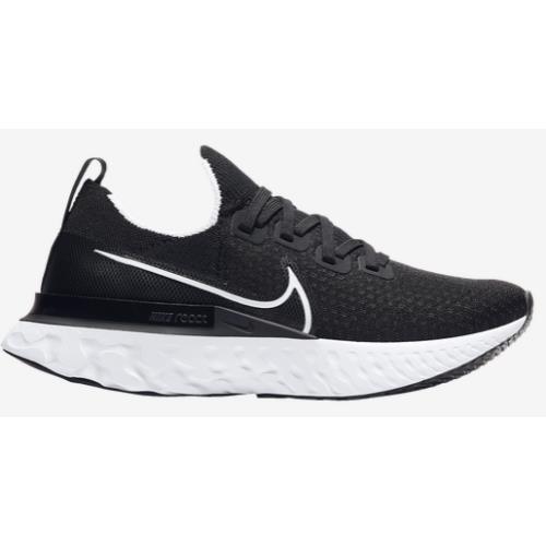 nike women's react infinity run flyknit running shoes black