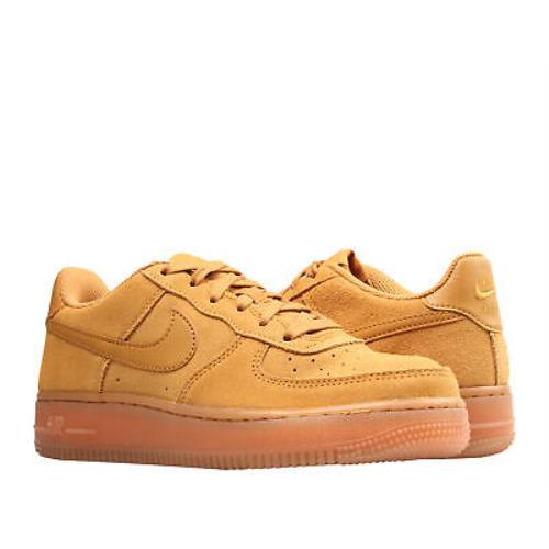 Nike Air Force 1 LV8 3 GS Wheat/gum Light Brown Big Kids Shoes BQ5485-700 - Yellow