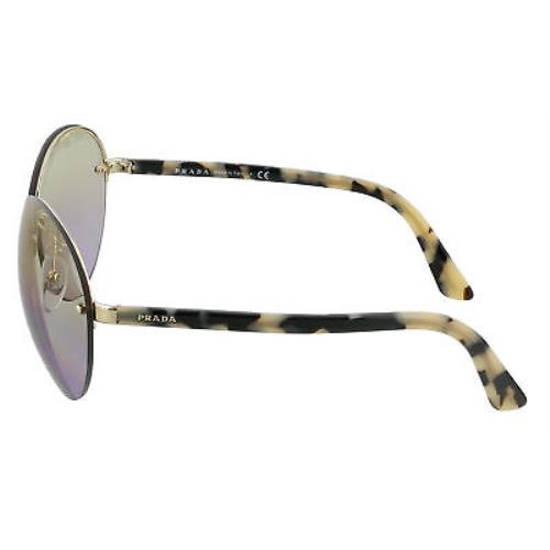 Prada sunglasses HERITAGE - Pale Gold , Pale Gold Frame, Dark Grey Lens 1