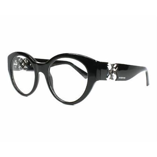 Swarovski SK5227 001 Eyeglasses Shiny Black Frame 50 Mm