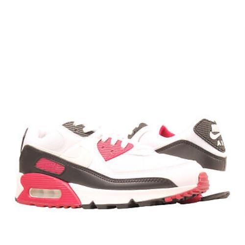 Nike Air Max 90 White/new Maroon-black Men`s Running Shoes CT4352-104