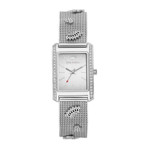 Juicy Couture Women`s Swarovski Crystal Accented Mesh Bracelet Watch 23mm x 33m