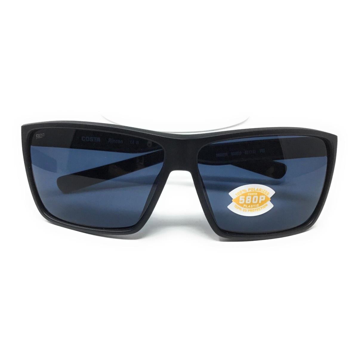 Costa Del Mar Rincon Mens Gray Polarized Lens Sunglasses 6S9018 901838 63-11