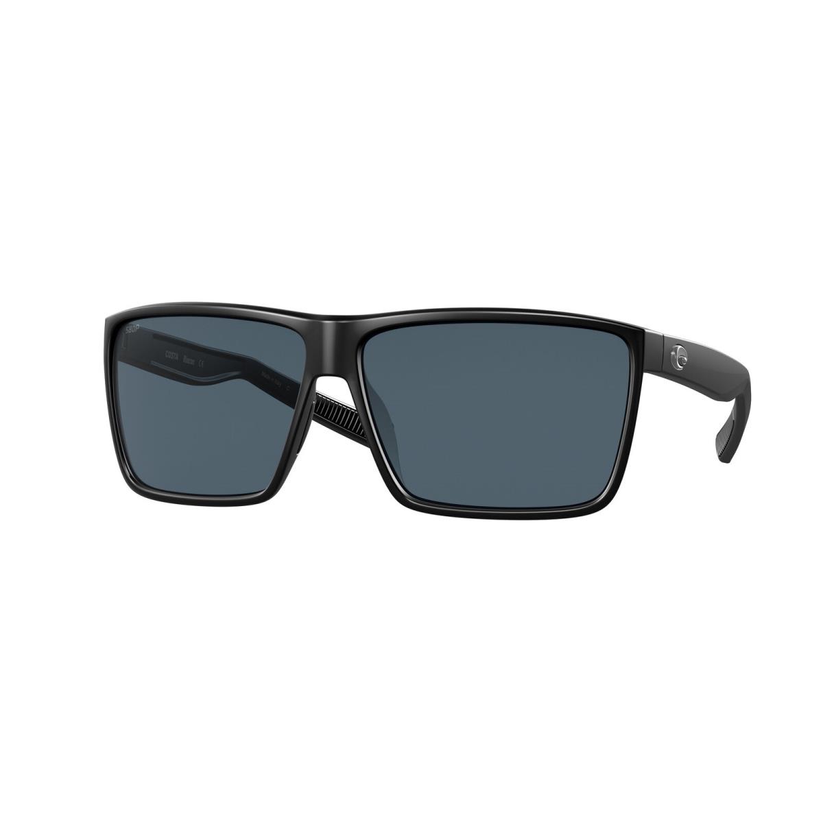 Costa Del Mar 06S 9018 Rincon Matte Black Gray 580p 901838 Sunglasses