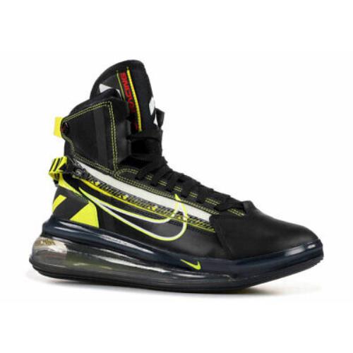 Nike Air Max 720 Saturn All Star Qs Shoes Black/dynamic Yellow - Black/Dynamic Yellow