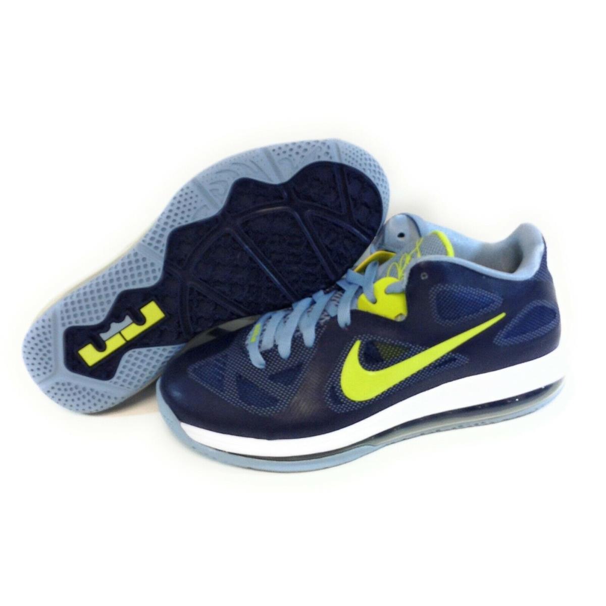 Mens Nike Lebron 9 Low 510811 401 Obsidian Cyber 2011 Deadstock Sneakers Shoes