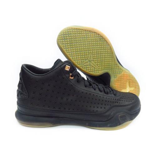Nike Kobe X Mid Ext 802366 002 Black Gum Men`s Basketball Shoes