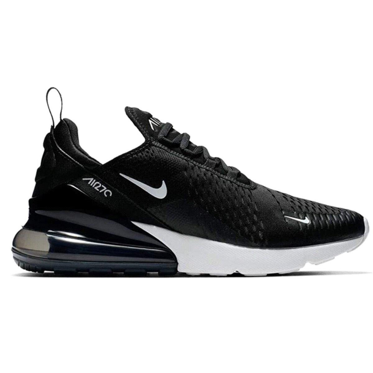 Nike Women`s Air Max 270 Running Shoes Black/Anthracite White