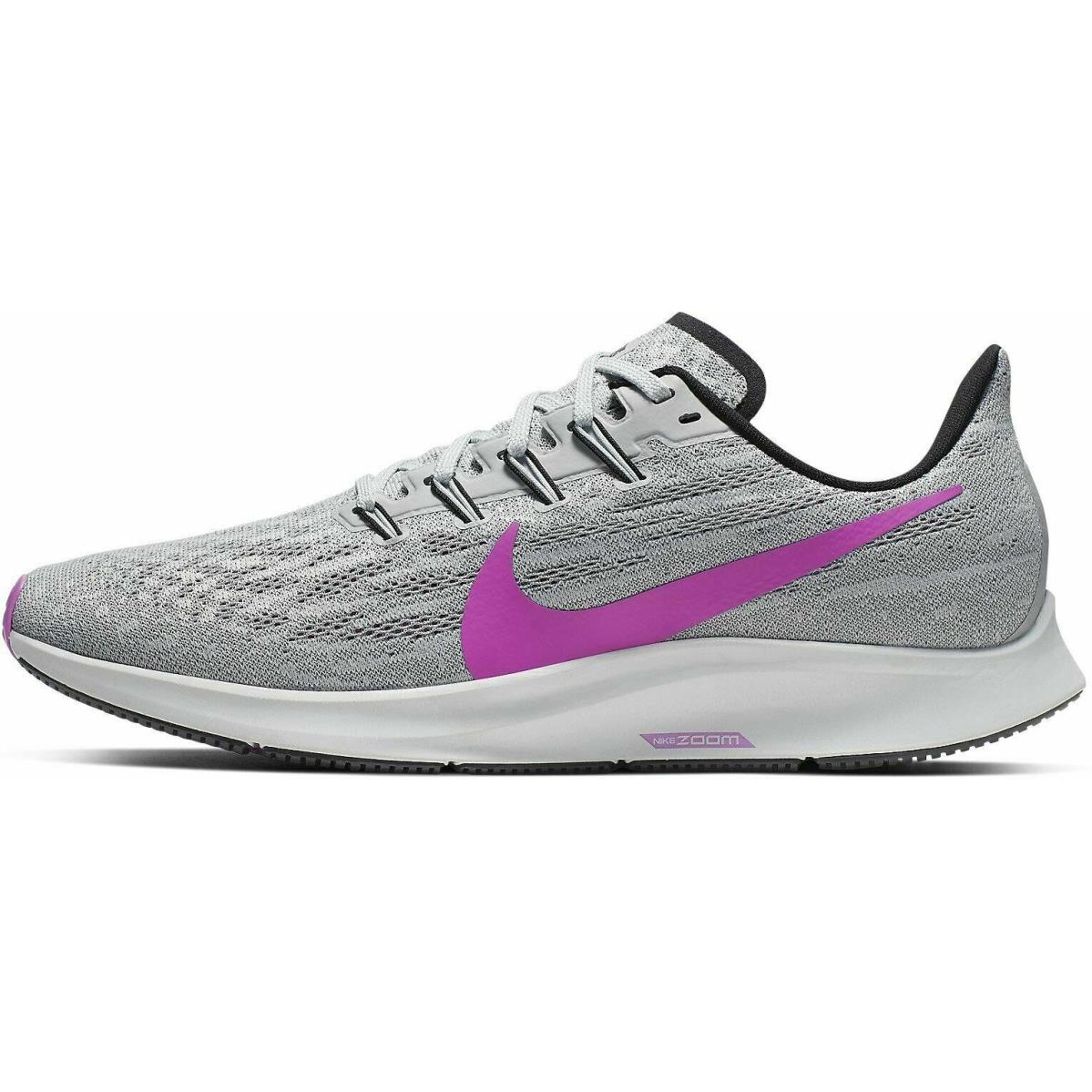 Nike Air Zoom Pegasus 36 Mens Running Shoes Pure Pltnm Violet AQ2203-007 US Sz 9