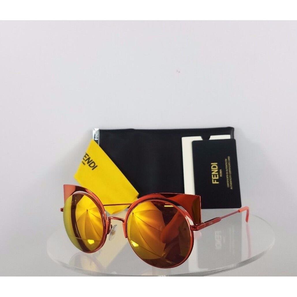 Fendi FF 0177/S Sunglasses Kwlpd Orange Mirror 53mm 0177