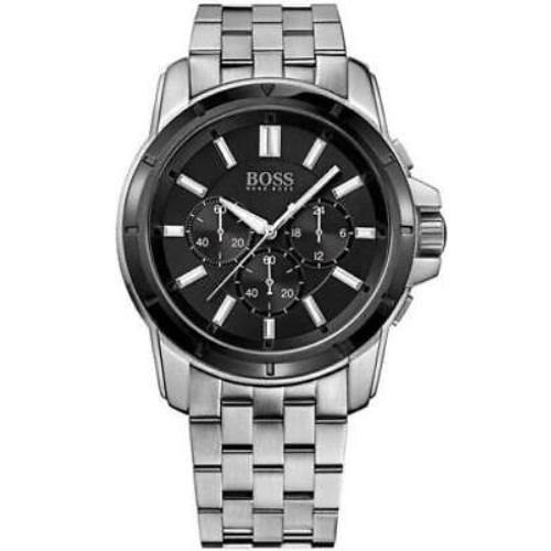 Men`s Hugo Boss Chronograph Steel Watch 1512928